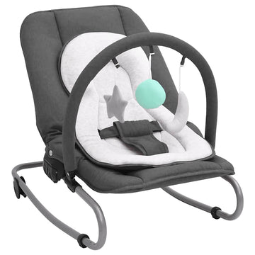Baby Bouncer Seat – Steel Frame – Anthracite Grey
