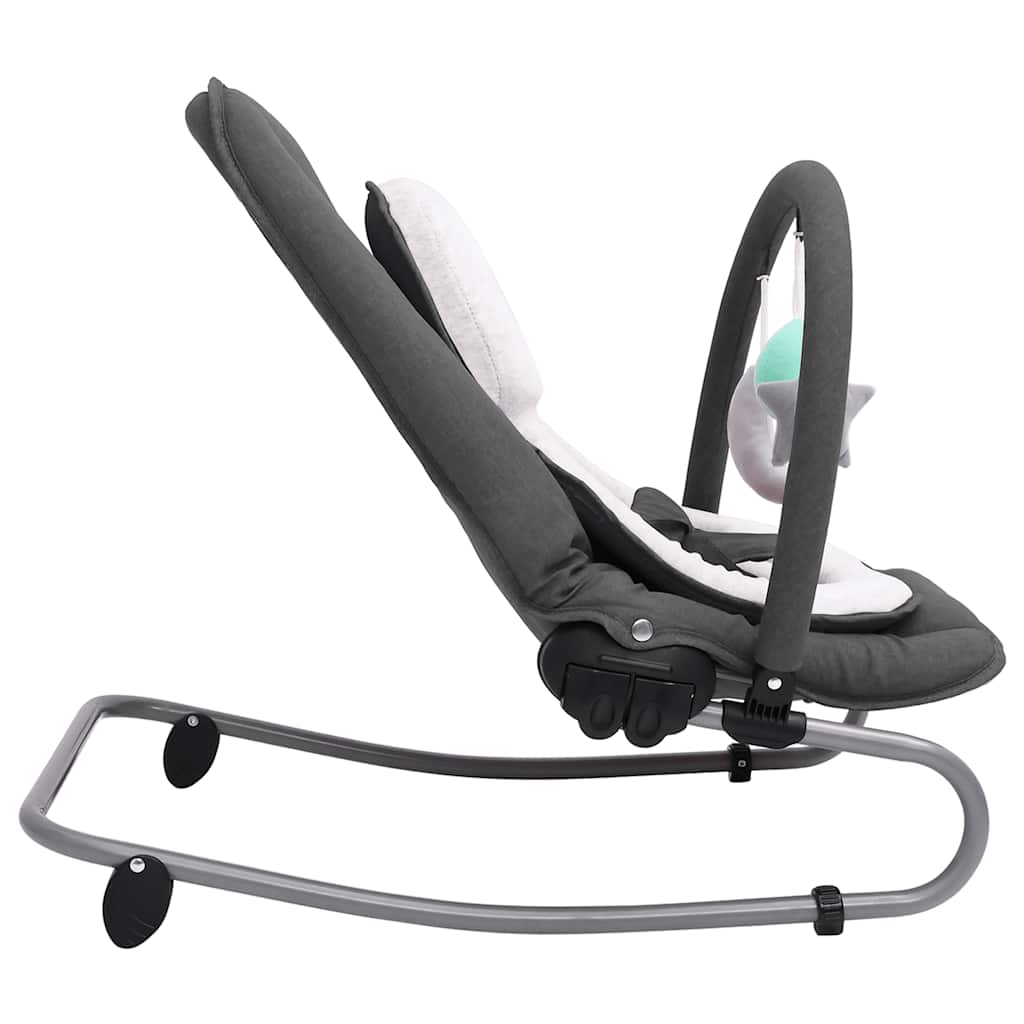 Baby Bouncer Seat – Steel Frame – Anthracite Grey