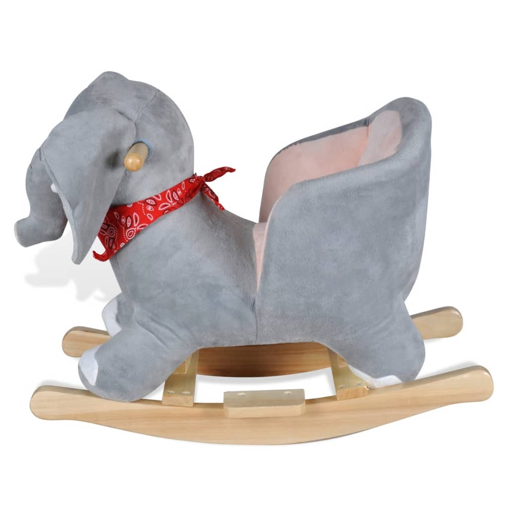 Plush Rocking Elephant – Baby and Toddler Rocker Toy